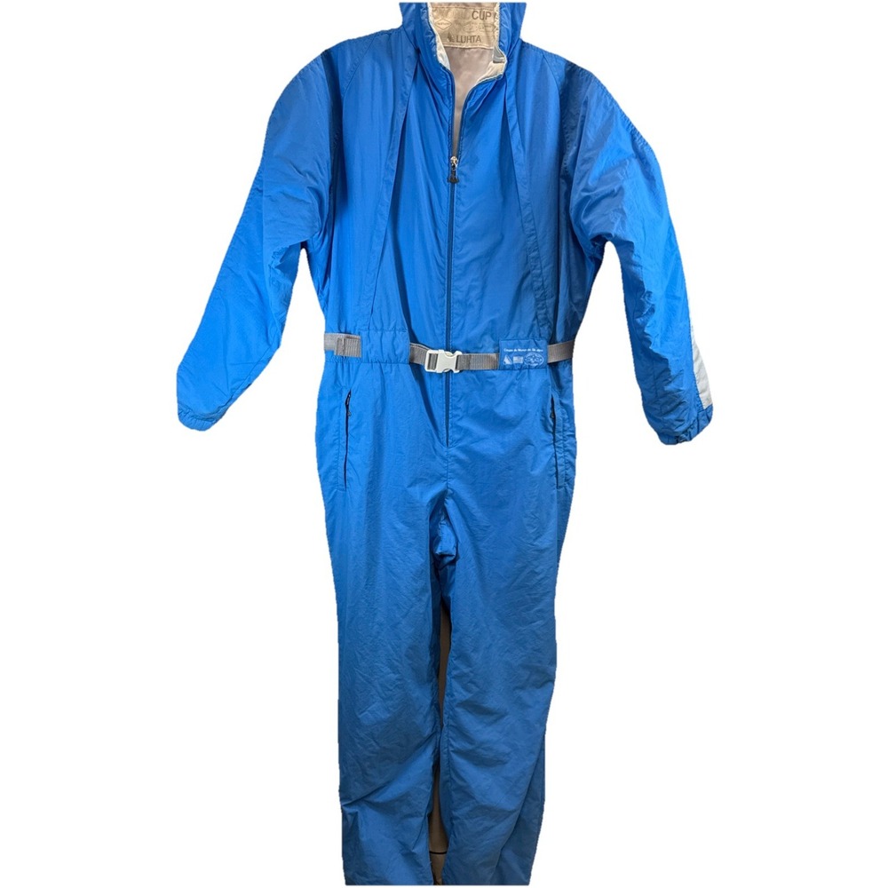 Vintage Luhta World Cup Snowsuit Men's Size 40 Blue